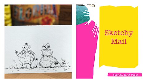 Send Sketchy Mail For The Holidays! Arts and Crafts