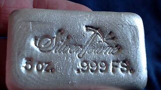 Silver Unpackaging: Silvertowne 5 Ounce Poured Bar