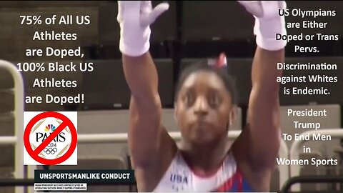 US Olympians are Either Doped or Trans Pervs. Discrimination against Whites is Endemic. 75% of All US Athletes are Doped, 100% Black US Athletes Are Doped.