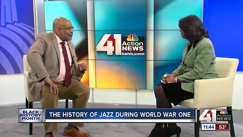 The history of jazz during World War I