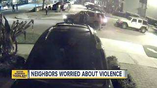 Home security video captures early morning shooting in Tampa's Hyde Park neighborhood
