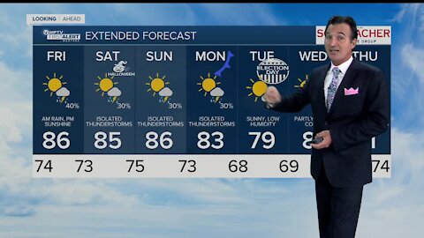 Latest Weather Forecast 3 p.m. Thursday