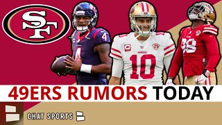 FRESH 49ers News: Deshaun Watson Wants 49ers Trade? Jimmy G Trade Value ‘Cratered’ | Arden Key BACK?