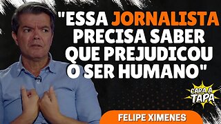 A JORNALISTA QUE TRANSMITIU AO VIVO UMA CONVERSA PRIVADA NO FLAMENGO