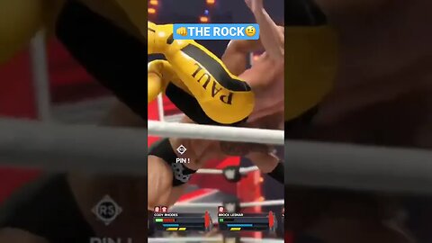The Rock Bottom Vs Logan Paul Slams Head to the Ground WWE Wrestling #therock #loganpaul #nftarttalk