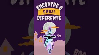 Encontre O Emoji Diferente Especial de Halloween