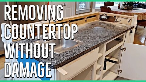 How to to remove a Granite Countertop without damaging anything! #shorts