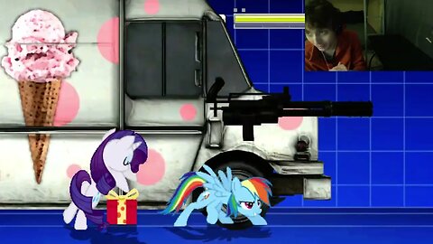 My Little Pony Characters (Twilight Sparkle, Rainbow Dash, And Rarity) VS Sweet Tooth In A Battle
