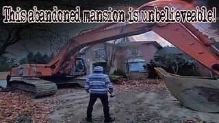 EXPLORING ABANDONED 5.9 MILLION DOLLAR MANSION