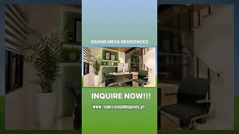 Grand Mesa Residences is located along Commonwealth Avenue in Quezon City. Affordable home in QC.