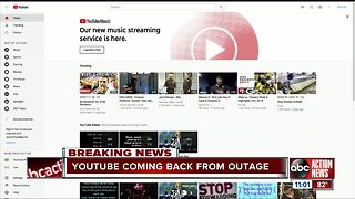 The panic is over... YouTube outage ended after 90 minutes