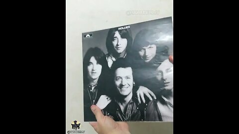 Reimpressão de capa de disco de vinil dos Hollies (1974)
