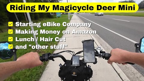 eBike Riding a Magicycle Deer Mini