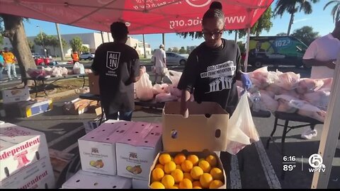 WPTV, Urban League of Palm Beach County tackle community hunger on food giveaway