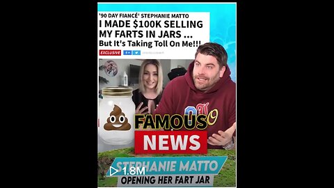 I Bought Stephanie Matto’s Fart Jar For $500 | Famous News #Shorts #Short