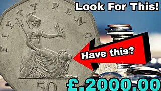 ULTRA RARE UK 50 Pence Coins worth a lot of money! Most Expensive Fifty pence coins worth money!