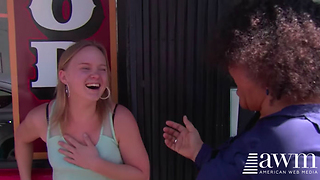 Waitress Walks Outside At The End Of Her Shift, Finds Out Crowd Gathered Is There For Her