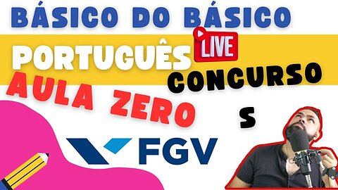 Aprenda do zero: Português para concurso #concursofgv #fgv #educacaomg #enem
