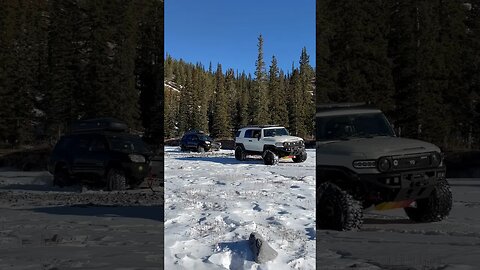 I got stuck right after this.😂 #offroad #fj #4runner #stuck #fjcruiser