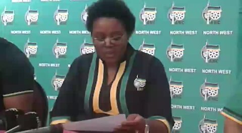 Mahumapelo campaigned for the ANC ahead of the manifesto rally (TwY)