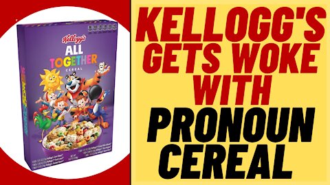 KELLOGG'S Gets WOKE With PRONOUN Kid's Cereal - Kelloggs Woke Cereal Box