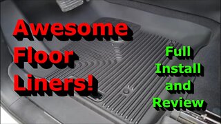 Awesome Floor Liners for my 2020 Chevrolet Silverado 2500HD High Country