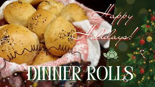 EASY Bread Machine HOLIDAY Dinner Rolls!