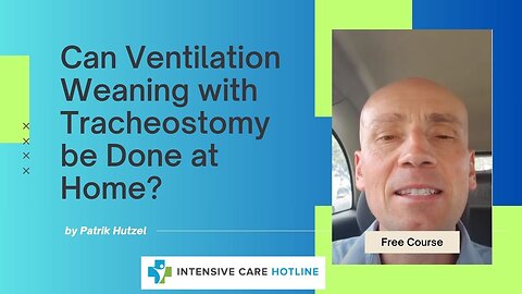 Can ventilation weaning with tracheostomy be done at home?