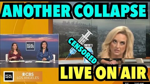 WEATHER GIRL COLLAPSES LIVE ON AIR | why are there so many of these instances these days?