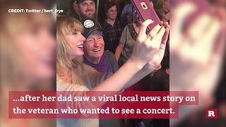 Taylor Swift Surprises Her Oldest Fan