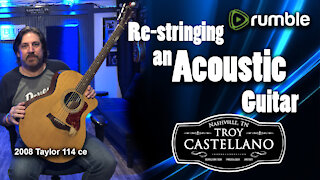 Learn To Restring An Acoustic Guitar