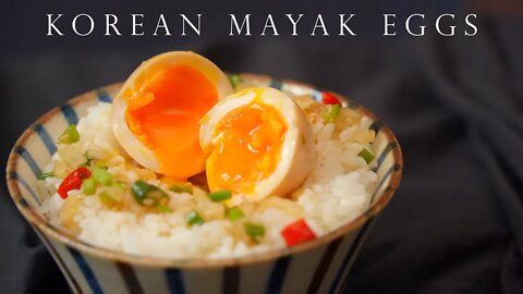 韓國麻藥溏心雞蛋 讓你一吃上癮！ ┃Korean Marinated Eggs (Mayak-gyeran) 마약계란