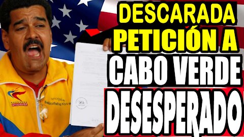 🔴 NOTICIAS DE VENEZUELA HOY 25 DE DICIEMBRE 2020, REALIZA DESCARADA PETICIÓN EN CABO VERDE