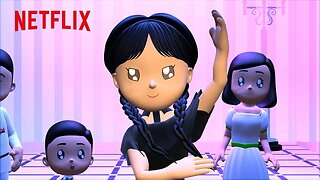 Wednesday Addams | Animated Dance Scene Cover | Netflix