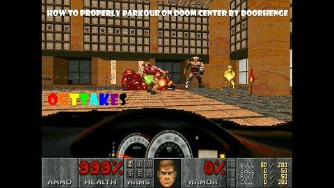 Outtakes from 'How to properly parkour on Doom Center by Doorhenge'