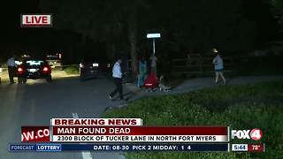 Man found dead in North Fort Myers home -- 5:45 AM update