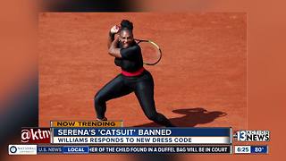 Serena's catsuit banned from tennis court