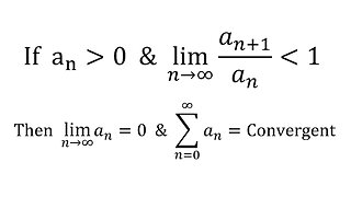 True-False Quiz Question 18: Convergence by the Ratio Test