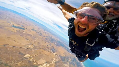 SKYDIVING IN CAPE TOWN, SOUTH AFRICA