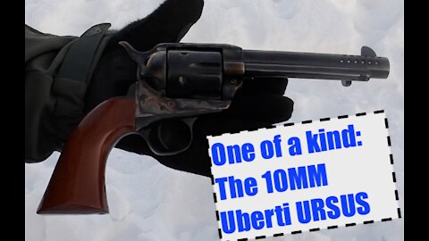 URSUS Single Action Army Uberti 1873 Cattleman ported 10mm: One of a Kind!!!