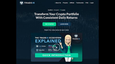 Trade45 - Join Jimmy on an exciting tour how to make money with our ecosystem!