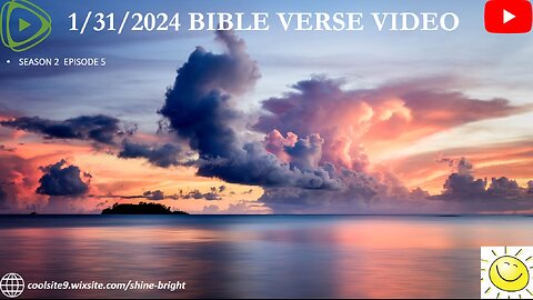 1/31/2024 BIBLE VERSE VIDEO