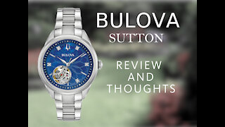 Bulova Watch CLASSIC Sutton Automatic Blue Mother of Pearl