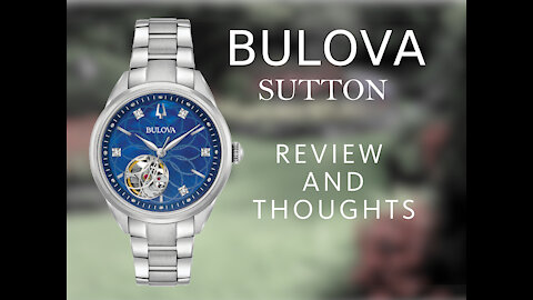 Bulova Watch CLASSIC Sutton Automatic Blue Mother of Pearl