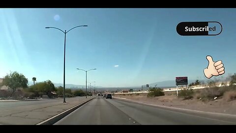 Driving through Henderson in Las Vegas Nevada. This is on Horizon Ridge Parkway.