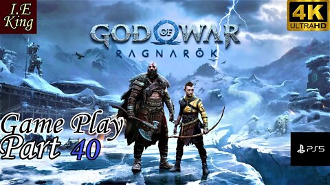 God Of War Ragnarok ❄ Walkthrough 4K60fps PS5 Full Game Part 40