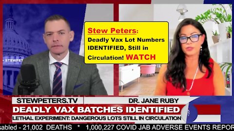 Ep337a: Video from Stew Peters: BREAKING: Deadly V a x Lot Numbers IDENTIFIED, Still in Circulation!