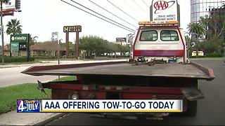 AAA is offering tow-to-go for the 4th of July