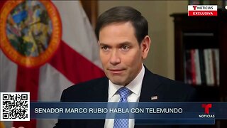 Rubio Habla en Exclusiva con Noticias Telemundo