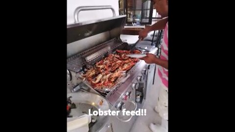 Lobster Feed in Chacala, Nayarit, Mexico!